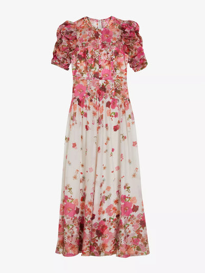 Ted Baker Alviano pressed floral-print woven-blend maxi dress at Collagerie