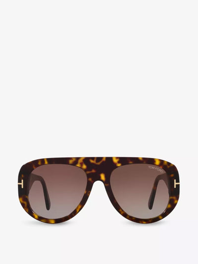 Tom Ford Cecil pilot-frame acetate sunglasses at Collagerie