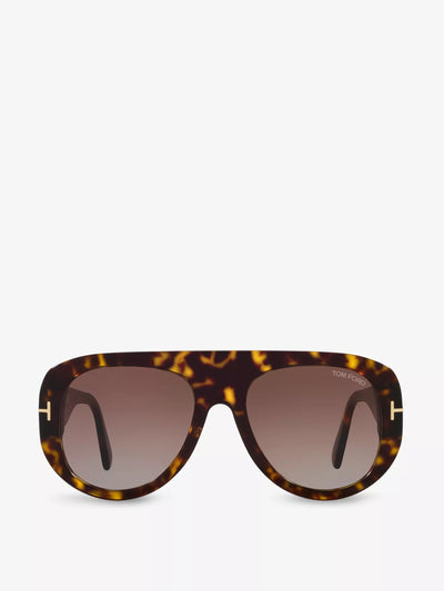 Tom Ford Cecil pilot-frame acetate sunglasses at Collagerie