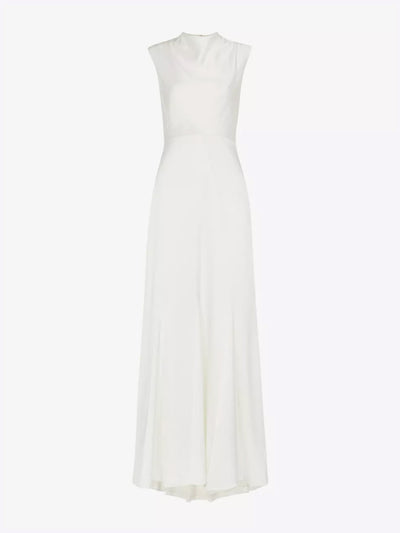 Whistles Melody cowl-neck woven maxi wedding dress at Collagerie