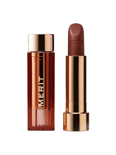 Merit Signature Lip Lightweight Satin Lipstick at Collagerie