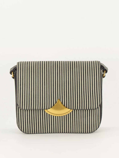 Sessun Diviluz bag in Whiblack Stripes at Collagerie