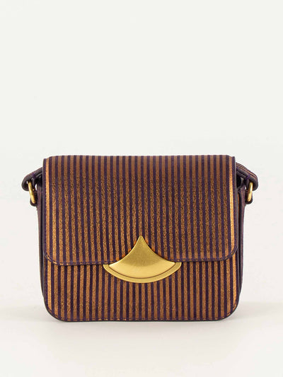 Sessun Diviluz Mimo bag in Inky Nomad Stripes at Collagerie