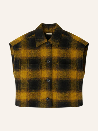 Sessun Woodborn short sleeveless jacket at Collagerie