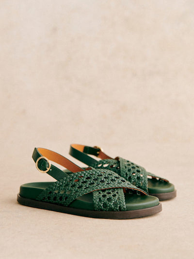 Sézane Tilda low sandals at Collagerie