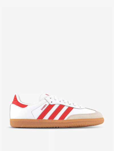 Adidas Samba OG logo-print leather low-top trainers at Collagerie