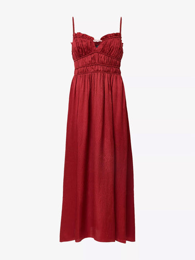 AllSaints Faelyn silk maxi dress at Collagerie