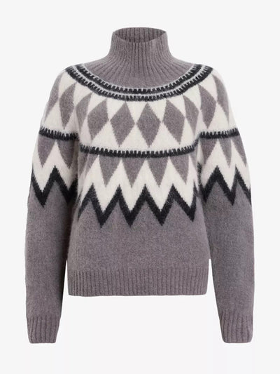 All Saints Tara funnel neck knitted jumper at Collagerie