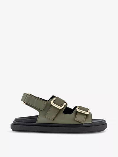 Alohas Harper buckle-straps leather sandals at Collagerie