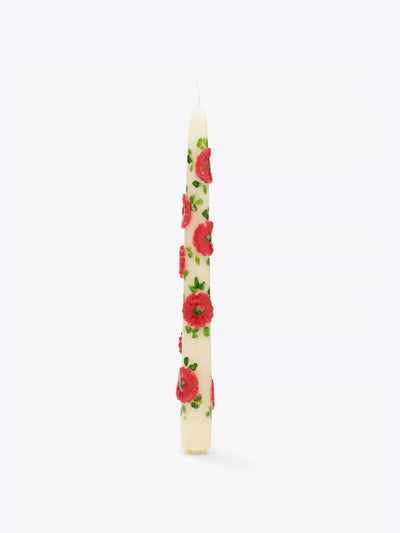 Anna + Nina Floral-embellished candles (set of 2) at Collagerie