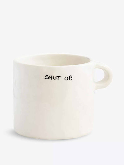 Anna + Nina Shut Up ceramic mug at Collagerie