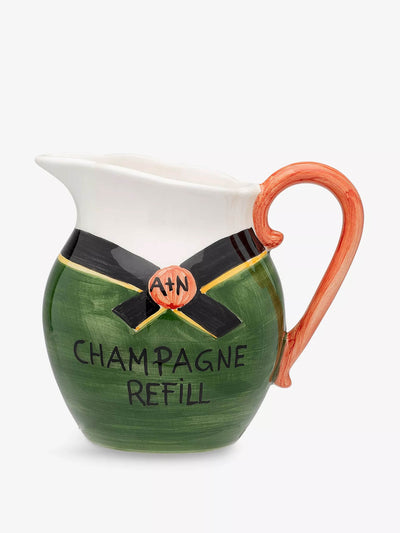 Anna + Nina Champagne Refill earthenware jug at Collagerie