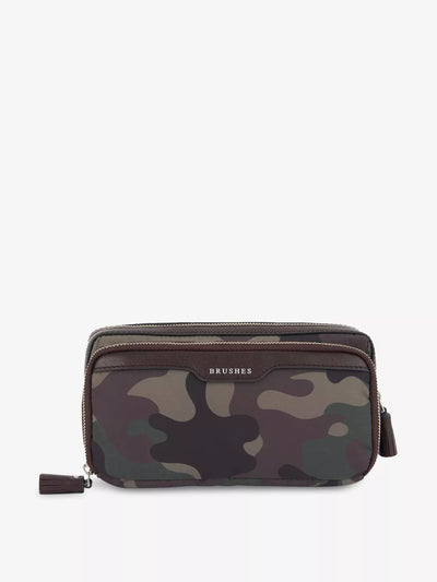 Anya Hindmarch Camouflage-pattern nylon makeup bag at Collagerie