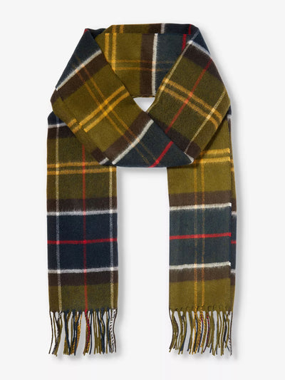 Barbour Yaxley checked woven scarf at Collagerie