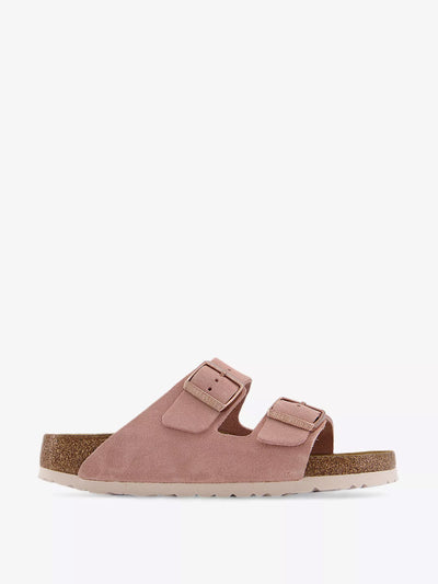 Birkenstock Arizona two-strap suede sandals at Collagerie