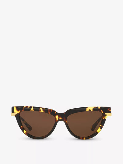 Bottega Veneta BV1265S cat eye-frame acetate sunglasses at Collagerie