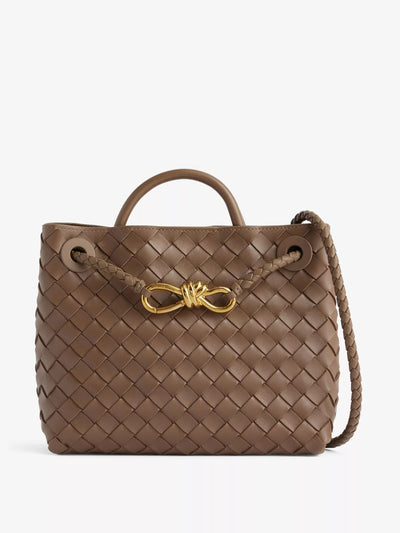 Bottega Veneta Andiamo small leather top-handle bag at Collagerie