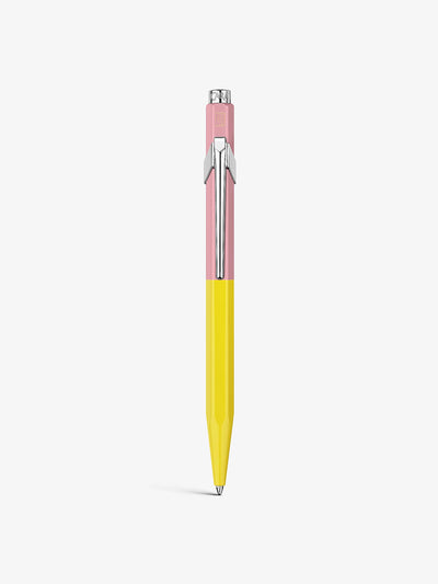 CARAN D’ACHE X PAUL SMITH Ballpoint pen in Chartreuse/Rose at Collagerie