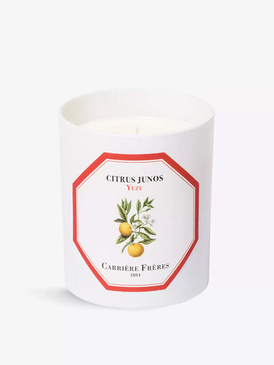 Carrière Frères Citrus Junos scented candle at Collagerie