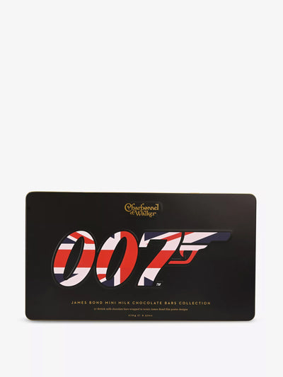 Charbonnel Et Walker James Bond mini milk chocolate bars collection at Collagerie