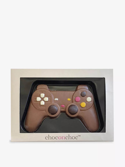 Choc On Choc Milk dark and white chocolate gaming controller at Collagerie