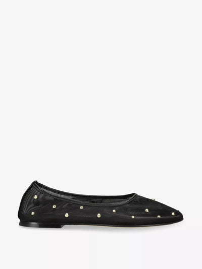 Dear Frances Balla mesh-stud ballet flats at Collagerie