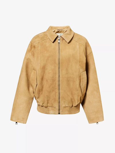 Dissh Denver suede bomber jacket at Collagerie