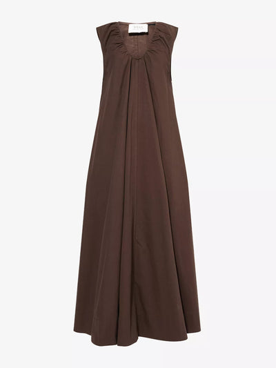 Dissh Gabby flared cotton-poplin midi dress at Collagerie
