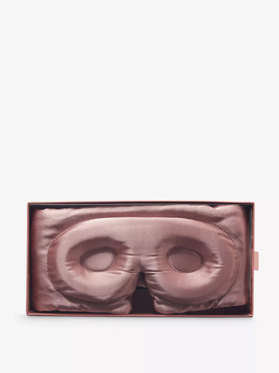 Drowsy Sleep Co Brand-embroidered padded silk sleep mask at Collagerie