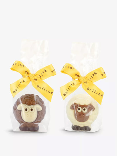 Belfine Belgian milk and white chocoloate sheep at Collagerie