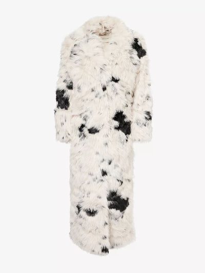 Entire Studios Coco notch-lapels faux-fur coat at Collagerie