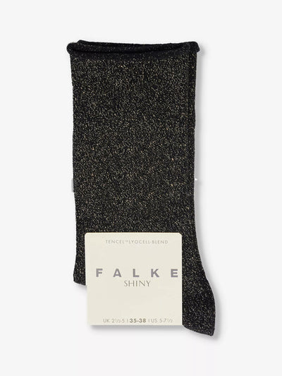 Falke Shiny-finish mid-calf recycled polyamide-blend knitted socks at Collagerie