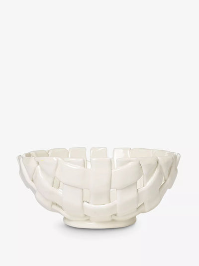 Ferm Living Plait glazed-ceramic bowl at Collagerie