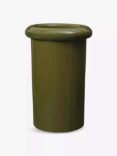 Ferm Living Rollo terracotta plant pot at Collagerie