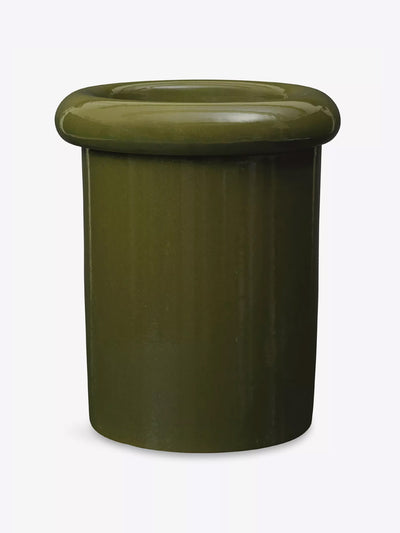 Ferm Living Rollo terracotta plant pot at Collagerie