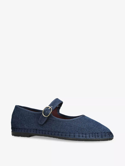 Flabelus Rostova cotton ballet flats at Collagerie