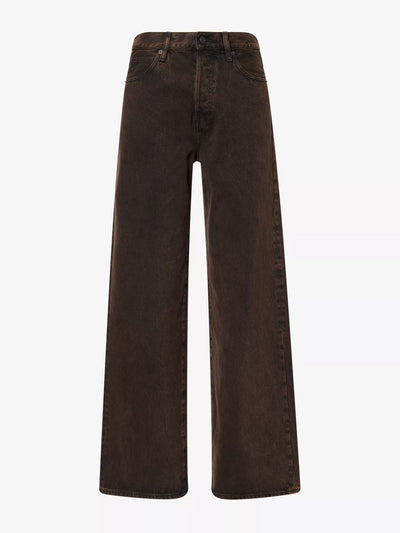 Frame The Collegiate wide-leg denim jeans at Collagerie