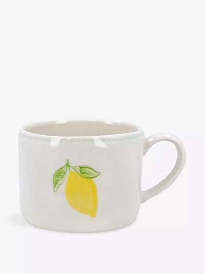 Gisela Graham Lemon stoneware mug at Collagerie
