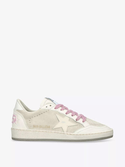 Golden Goose Ball star low-top suede leather trainers at Collagerie