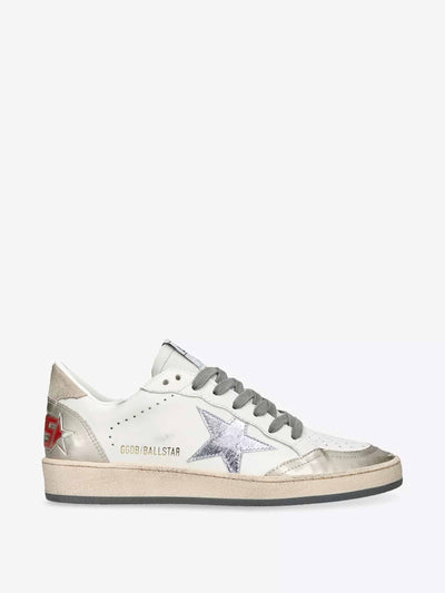 Golden Goose Women’s ball star leather low-top trainers at Collagerie