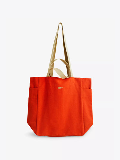 Hay Everyday logo text-print organic-cotton tote bag at Collagerie