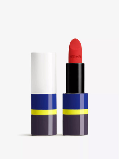Hermès Rouge Hermés limited-edition matte lipstick in Ultrarouge at Collagerie