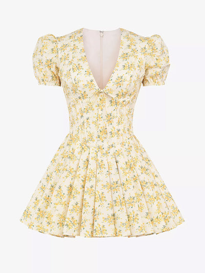 House of CB Imani floral-print stretch-cotton mini dress at Collagerie