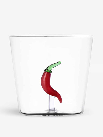 Ichendorf Vegetables Chili Pepper borosilicate-glass tumbler at Collagerie