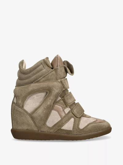 Isabel Marant Bekett suede high-top trainers at Collagerie