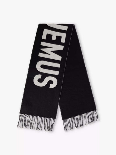 Jacquemus L'echarpe wool-knitted fringed scarf at Collagerie