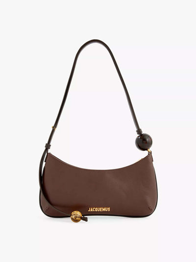 Jacquemus Le Bisou Perle leather shoulder bag at Collagerie