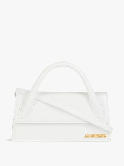 Jacquemus Le Chiquito Long leather top-handle bag at Collagerie