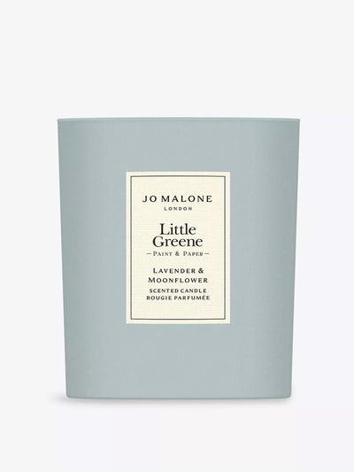 Jo Malone Little greene lavender and moonflower scented candle at Collagerie