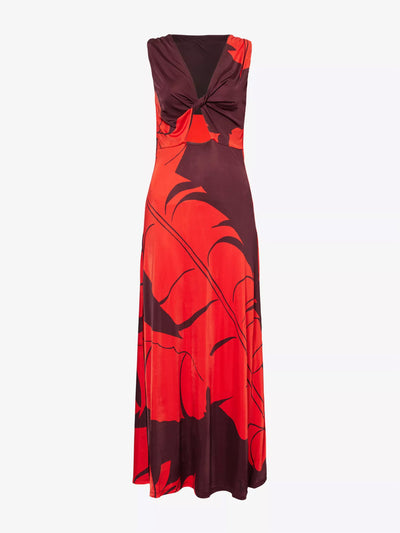 Johanna Ortiz Deep Heart sleeveless stretch-woven midi dress at Collagerie